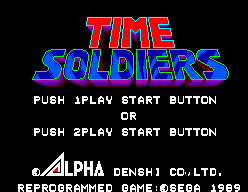Time Soldiers screenshot 4 for Sega Master System